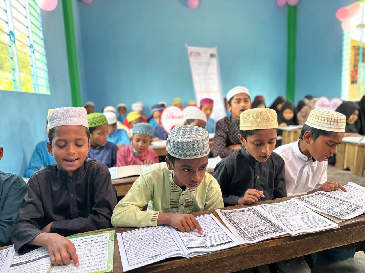 Education programme — children learning