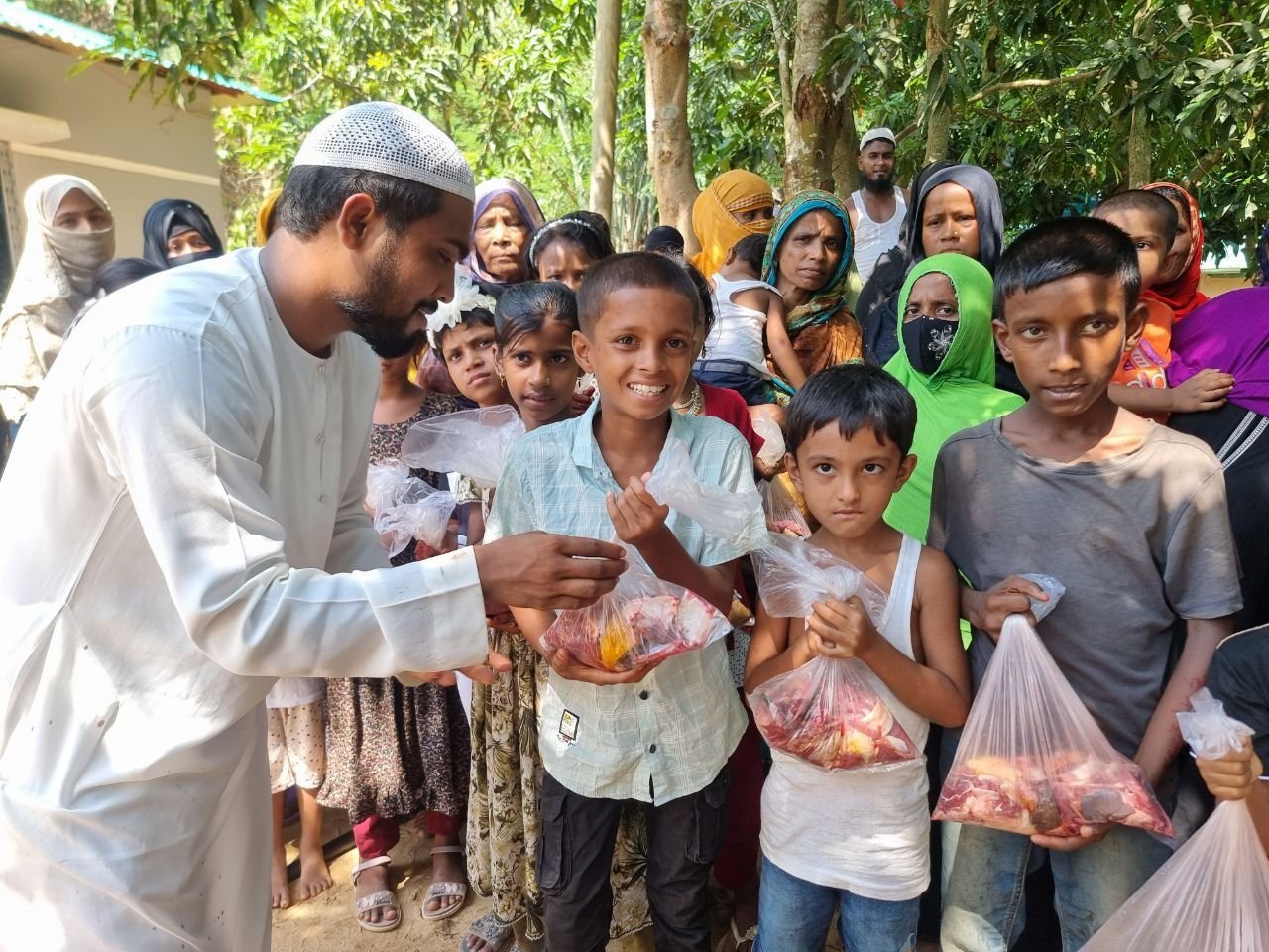 Qurbani food aid